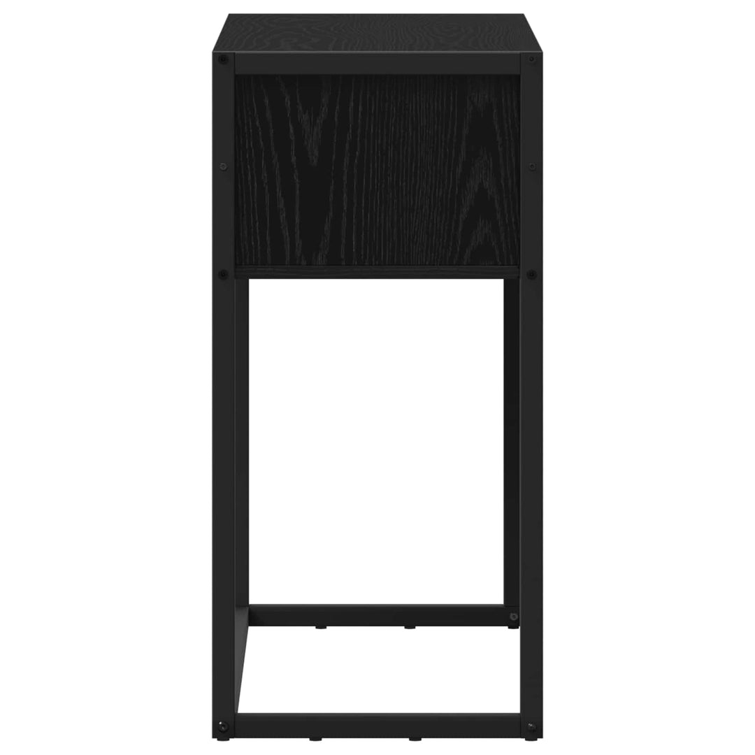 Endebord Sort eg 100 x 36 x 75 cm Konstrueret træ