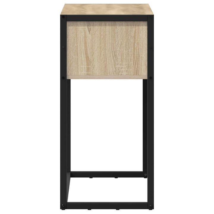 Endebord Sonoma-eg 100 x 36 x 75 cm Konstrueret træ