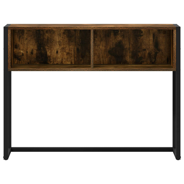 Endebord Røget eg 100 x 36 x 75 cm Konstrueret træ