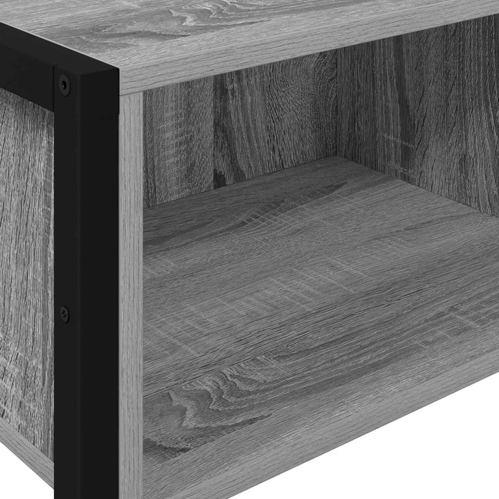 Endebord Grå Sonoma 100 x 36 x 75 cm Konstrueret træ