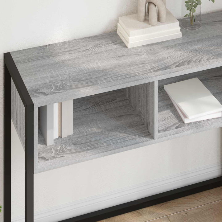 Endebord Grå Sonoma 100 x 36 x 75 cm Konstrueret træ