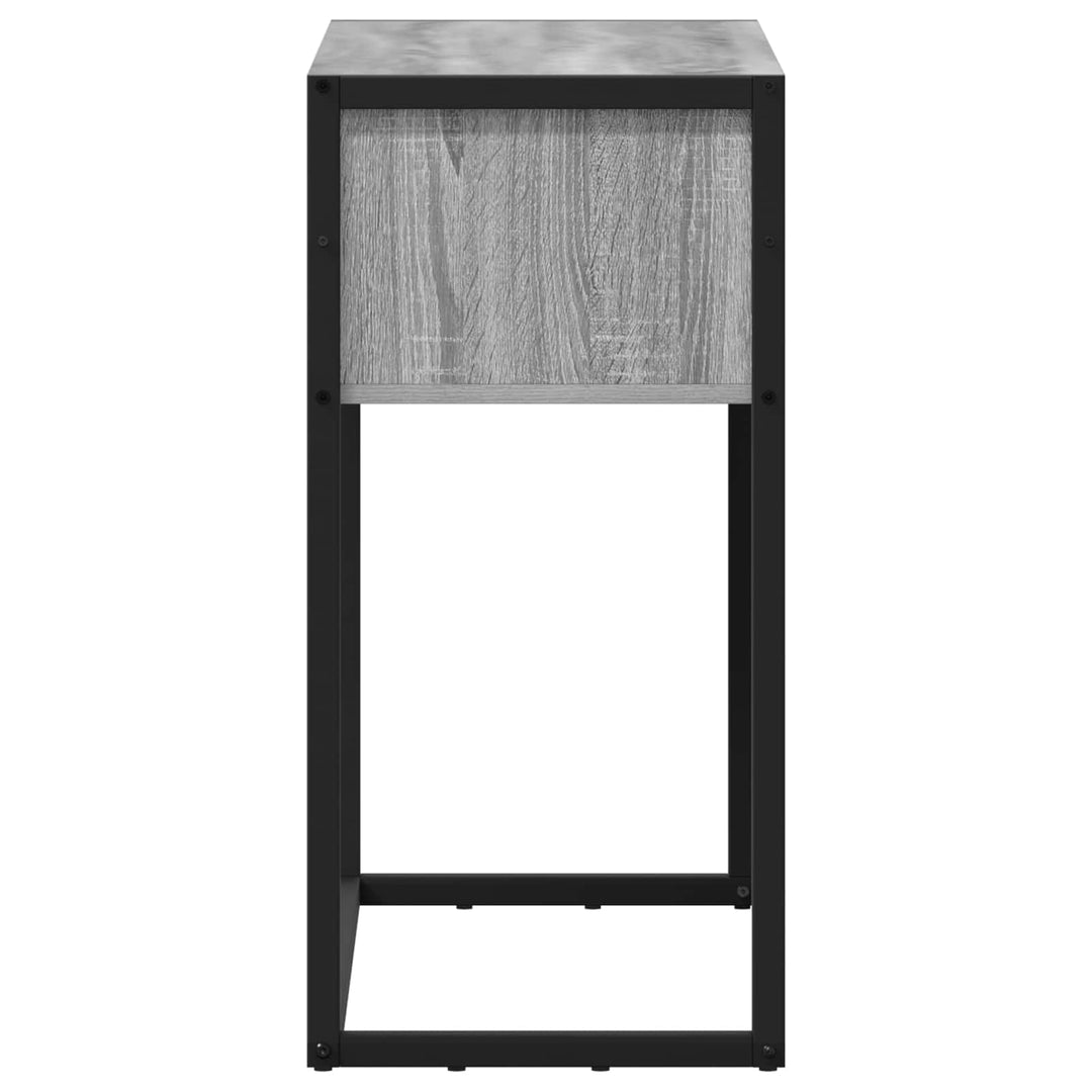 Endebord Grå Sonoma 100 x 36 x 75 cm Konstrueret træ