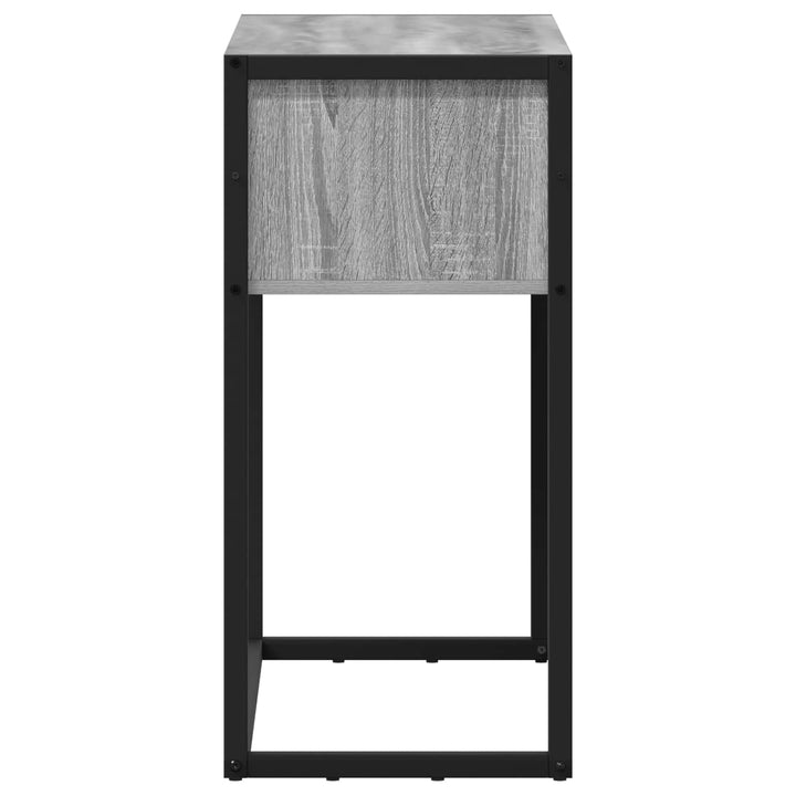 Endebord Grå Sonoma 100 x 36 x 75 cm Konstrueret træ