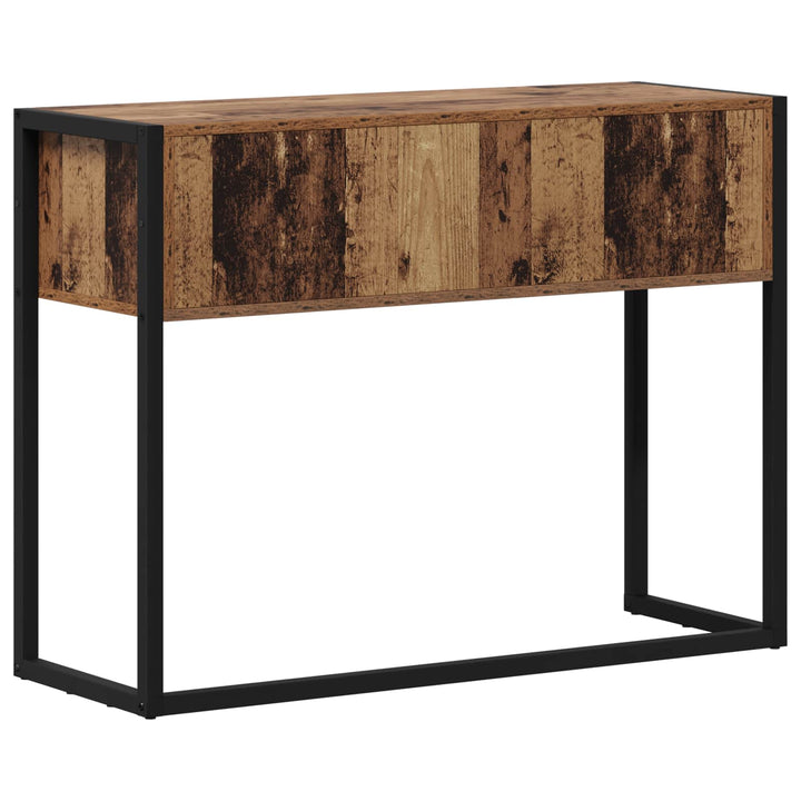 Endebord Gammelt træ 100 x 36 x 75 cm Konstrueret træ