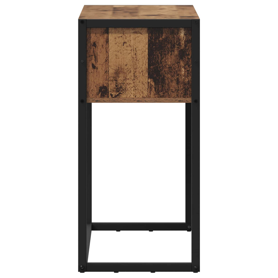 Endebord Gammelt træ 100 x 36 x 75 cm Konstrueret træ