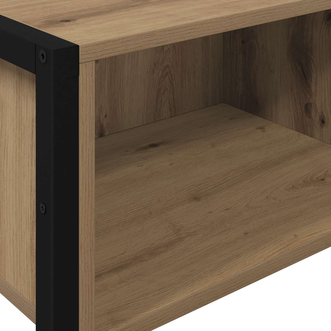 Endebord Artisan-eg 100 x 36 x 75 cm Konstrueret træ