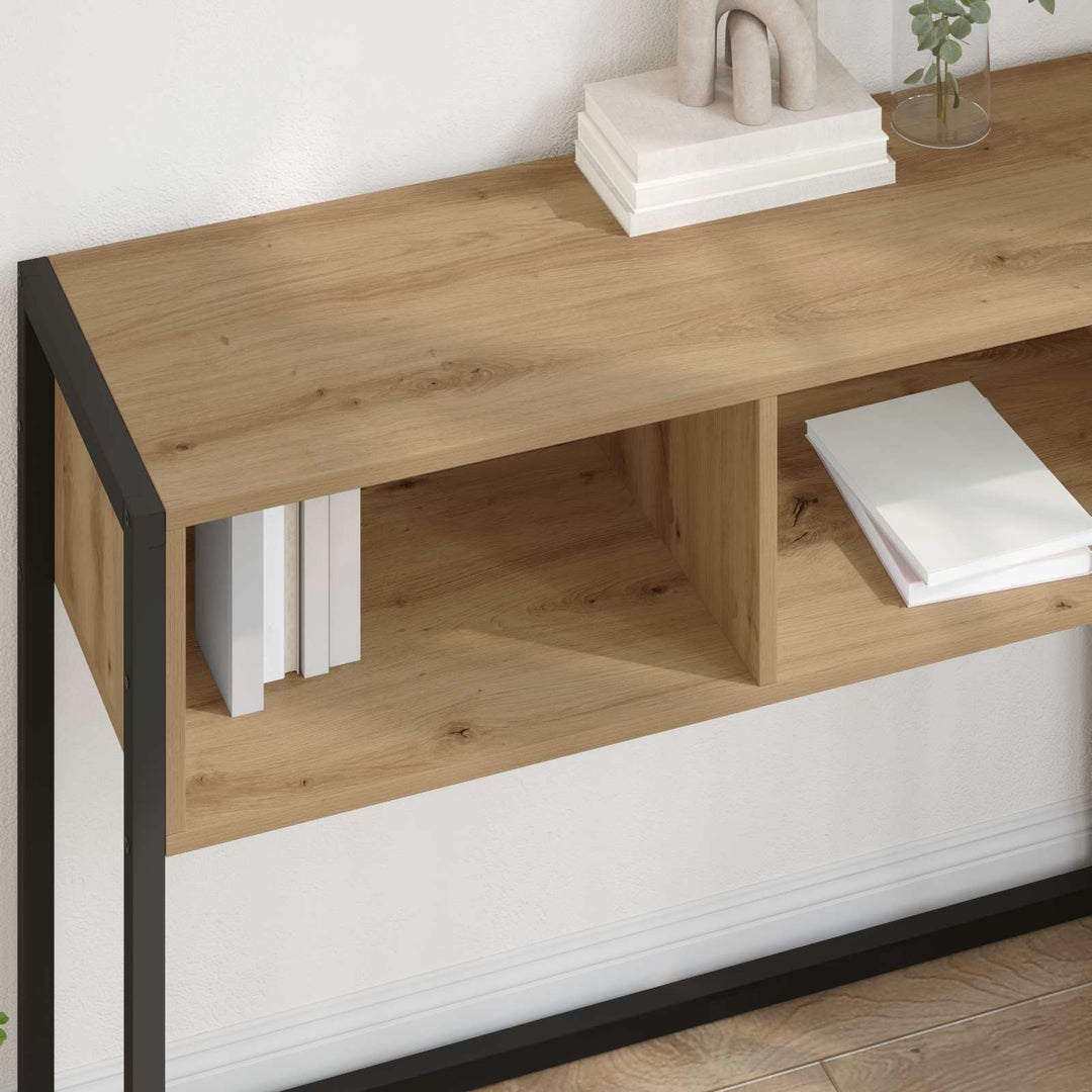 Endebord Artisan-eg 100 x 36 x 75 cm Konstrueret træ