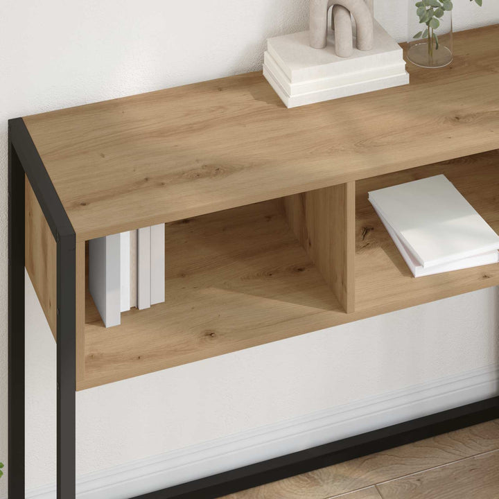 Endebord Artisan-eg 100 x 36 x 75 cm Konstrueret træ