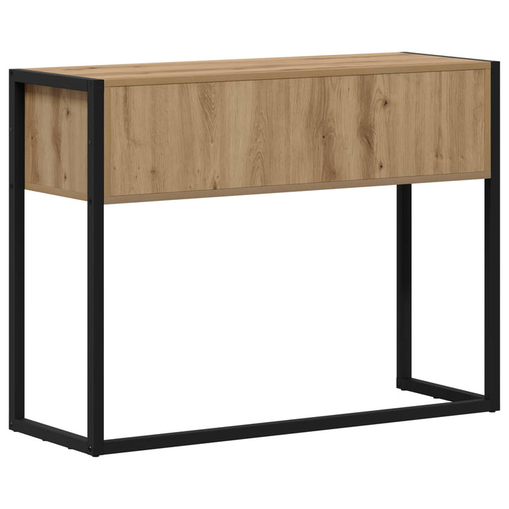 Endebord Artisan-eg 100 x 36 x 75 cm Konstrueret træ