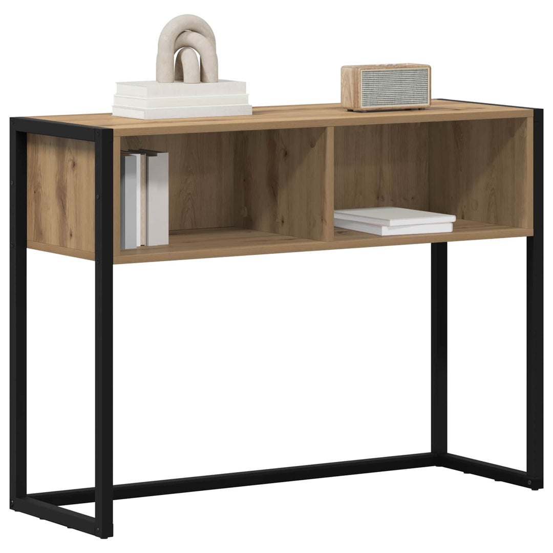Endebord Artisan-eg 100 x 36 x 75 cm Konstrueret træ