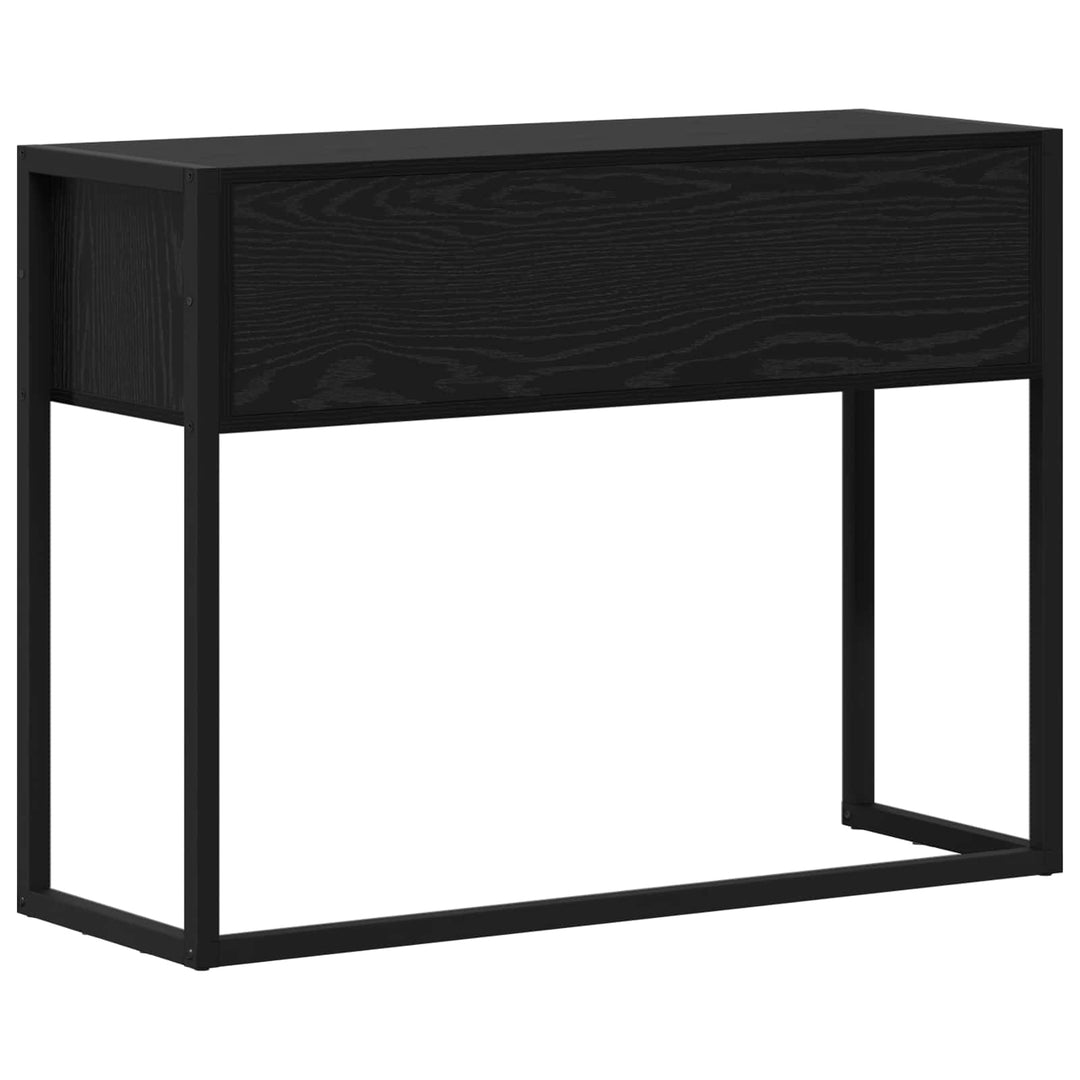 Endebord Sort eg 100 x 36 x 75 cm Konstrueret træ