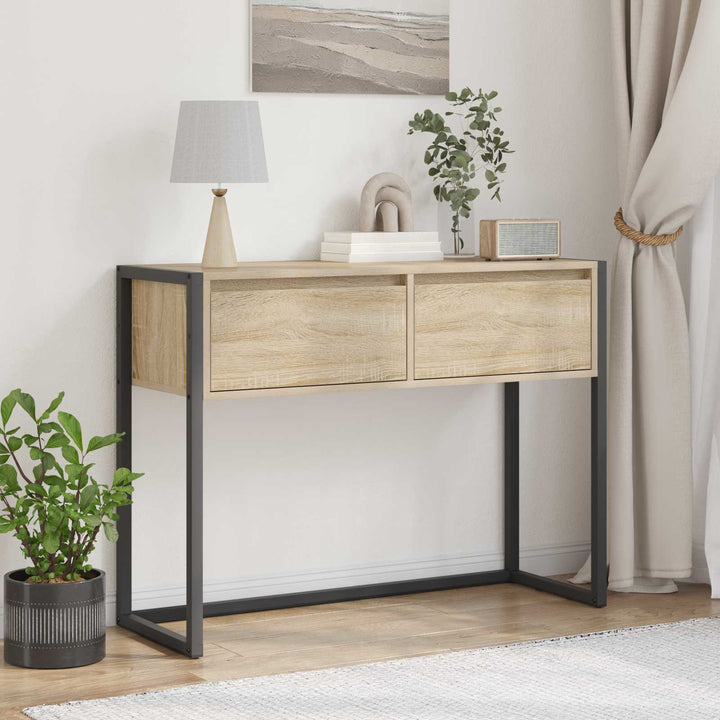 Endebord Sonoma 100 x 36 x 75 cm Konstrueret træ