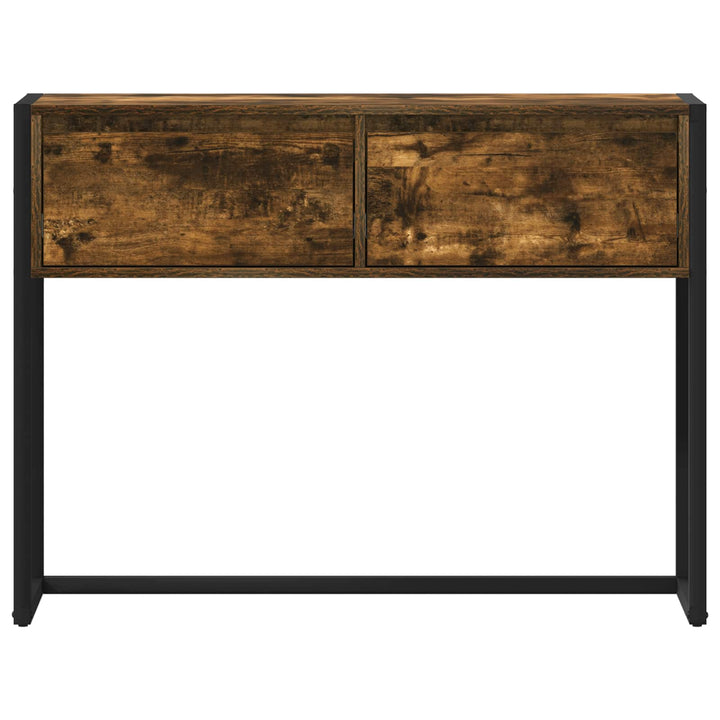 Endebord Røget Eg 100 x 36 x 75 cm Konstrueret træ
