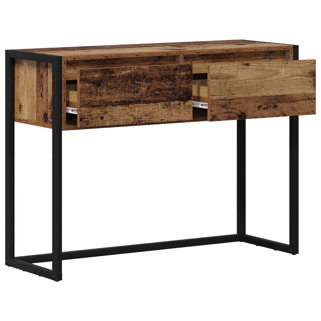 Endebord Gammelt træ 100 x 36 x 75 cm Konstrueret træ
