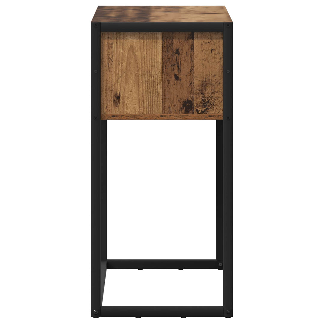 Endebord Gammelt træ 100 x 36 x 75 cm Konstrueret træ