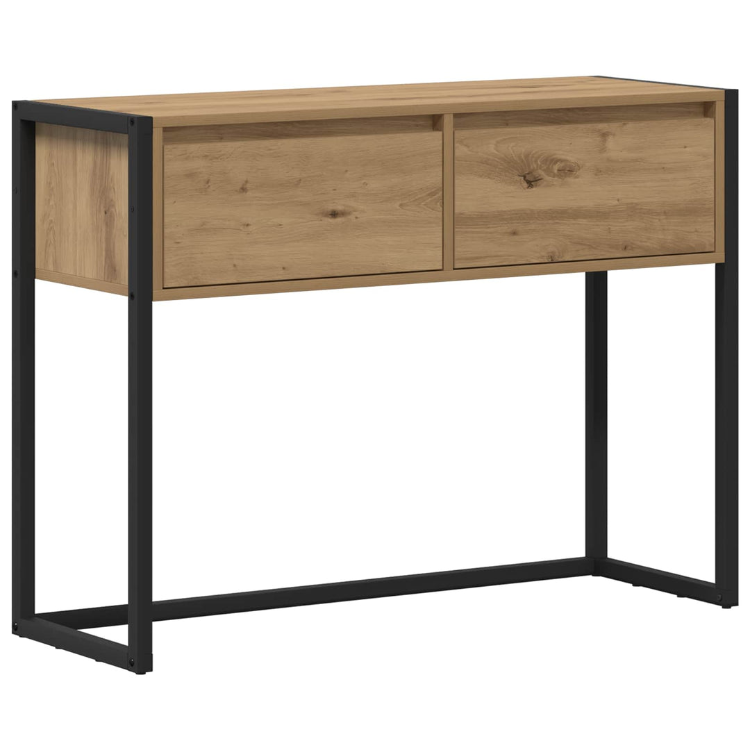 Endebord Artisan eg 100 x 36 x 75 cm Konstrueret træ