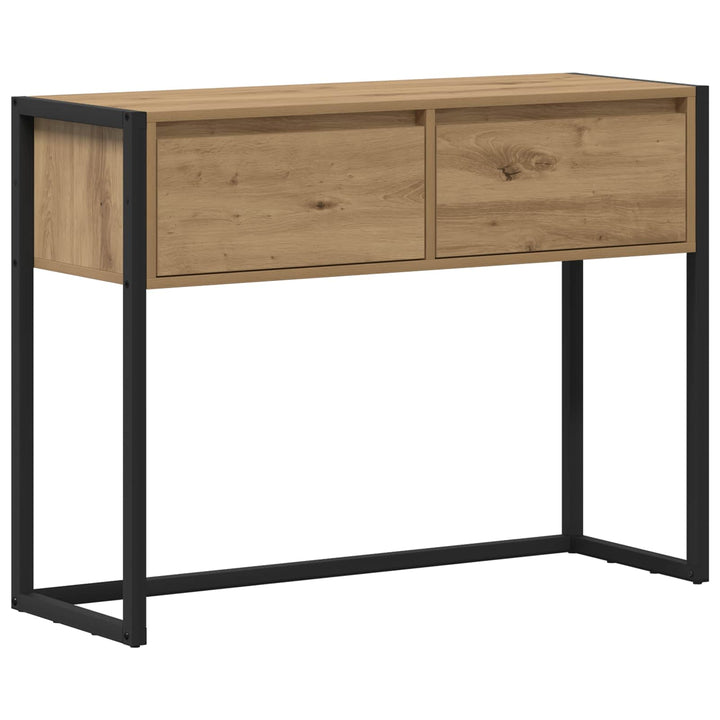 Endebord Artisan eg 100 x 36 x 75 cm Konstrueret træ