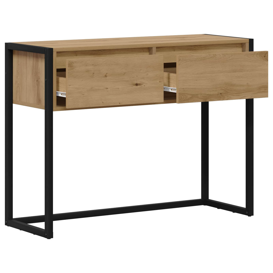 Endebord Artisan eg 100 x 36 x 75 cm Konstrueret træ