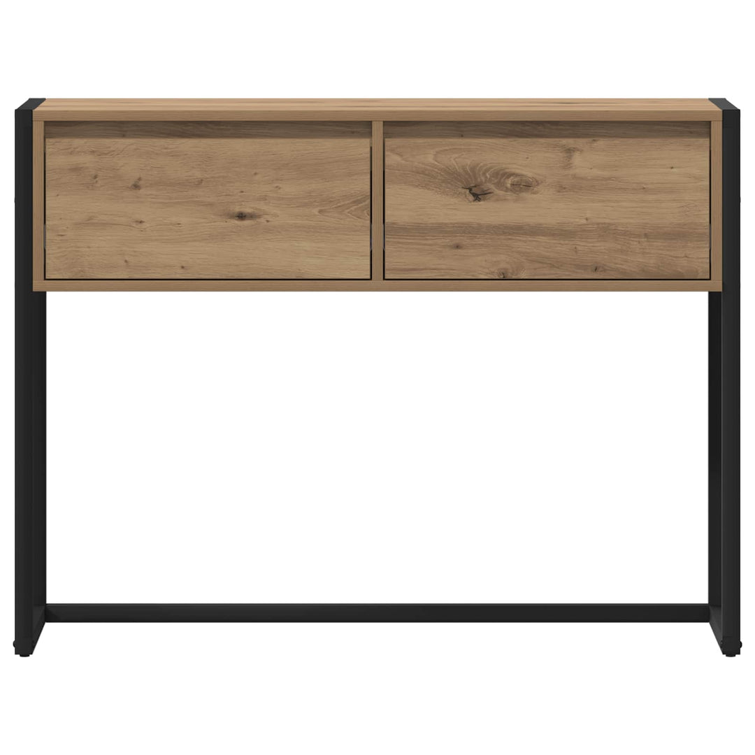 Endebord Artisan eg 100 x 36 x 75 cm Konstrueret træ