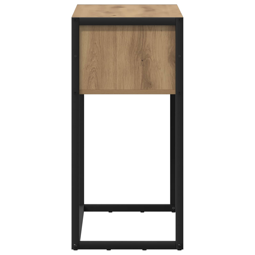 Endebord Artisan eg 100 x 36 x 75 cm Konstrueret træ
