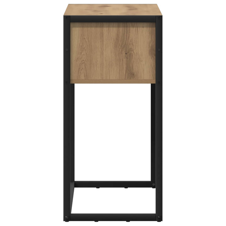 Endebord Artisan eg 100 x 36 x 75 cm Konstrueret træ