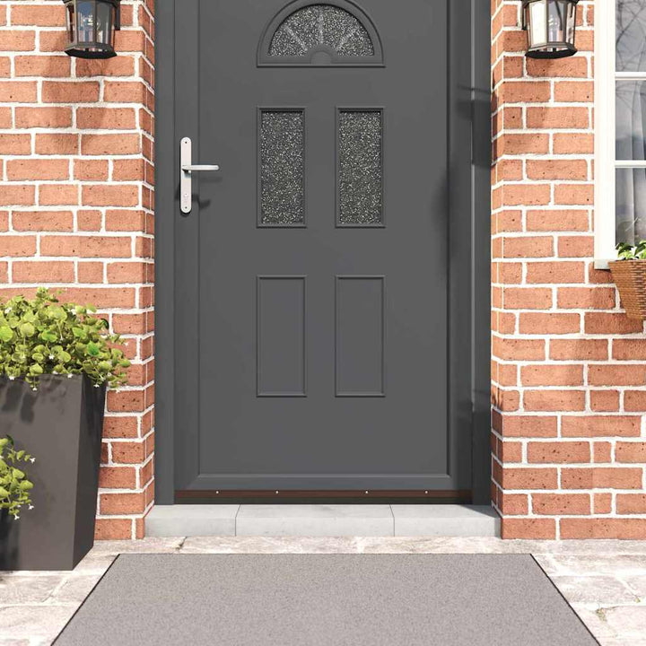 Skruemonterede dørbørste tætninger 12 pcs Brun 100 cm