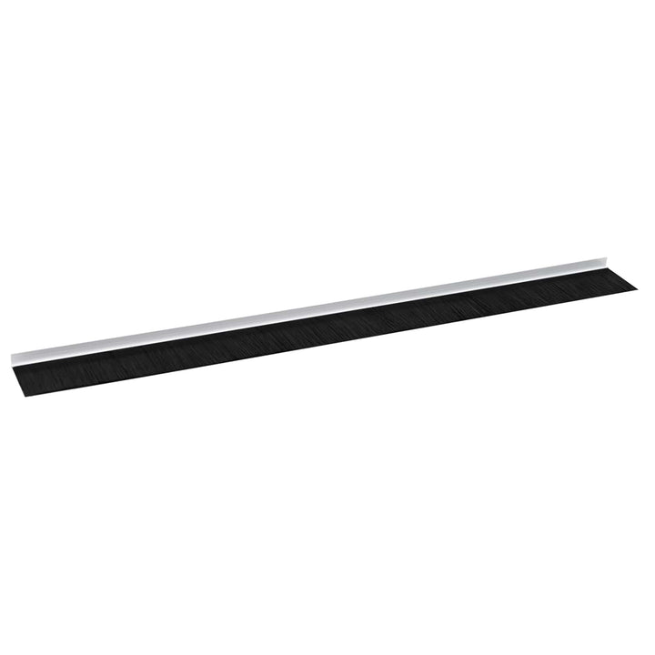 Selvklæbende dørbørstetætninger 6 pcs Hvid 100 cm