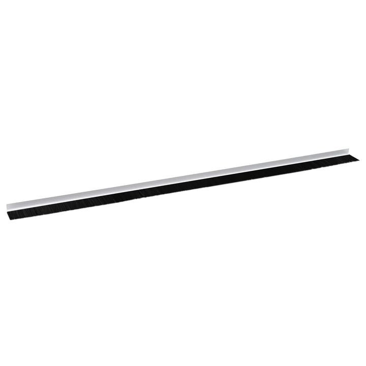 Selvklæbende dørbørstetætninger 12 pcs Hvid 100 cm