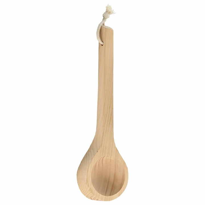 Sauna tilbehørs sæt 4 pcs Brun Massivt fyrretræ og hamp