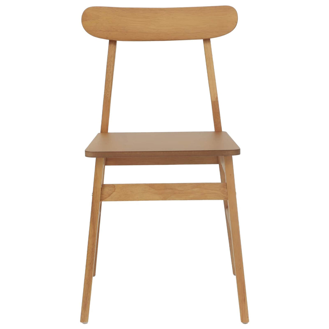 Spisestuestol 2 pcs Naturfarvet 43 x 44,5 x 77 cm
