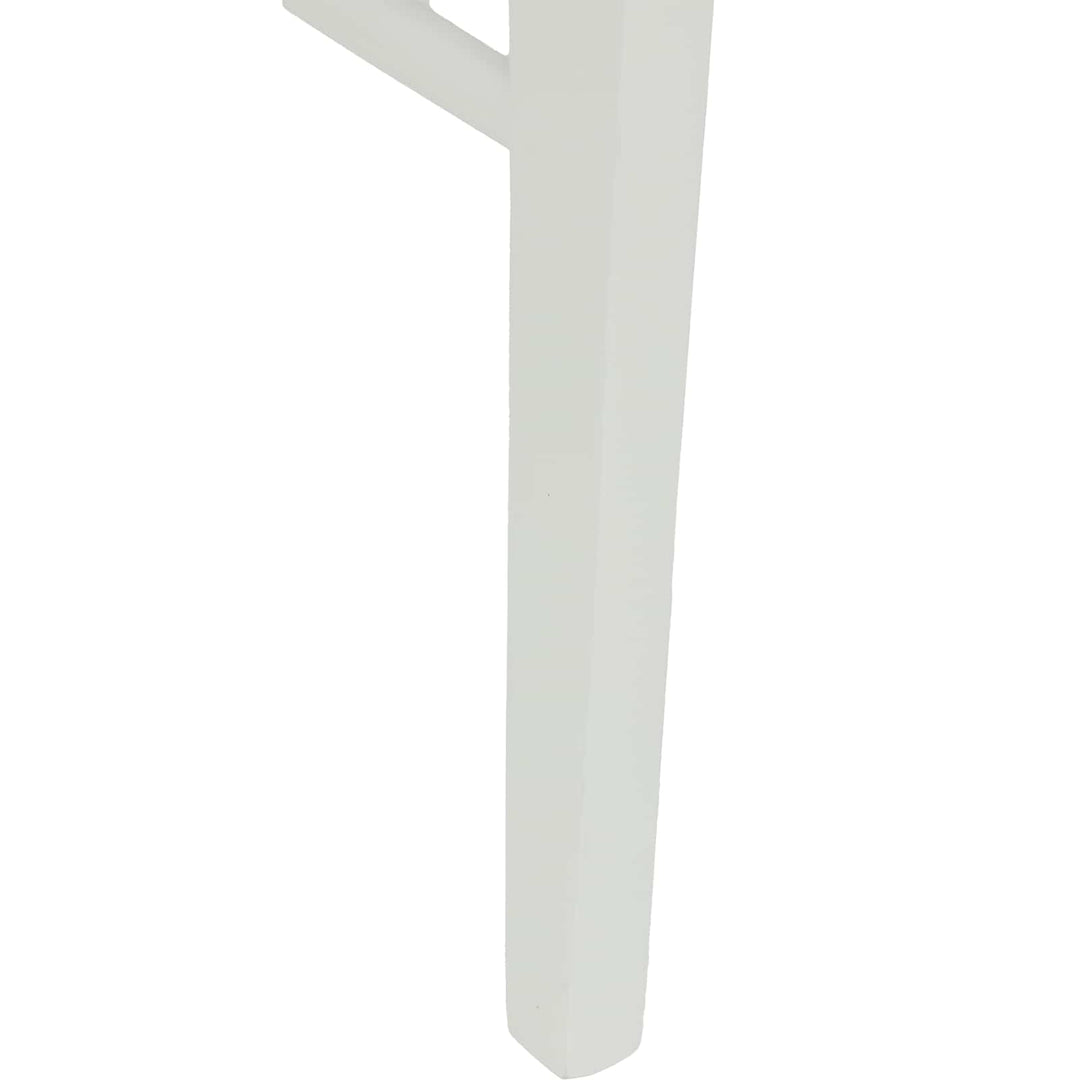 Spisestuestol 2 pcs Hvid Massiv Gummitræ