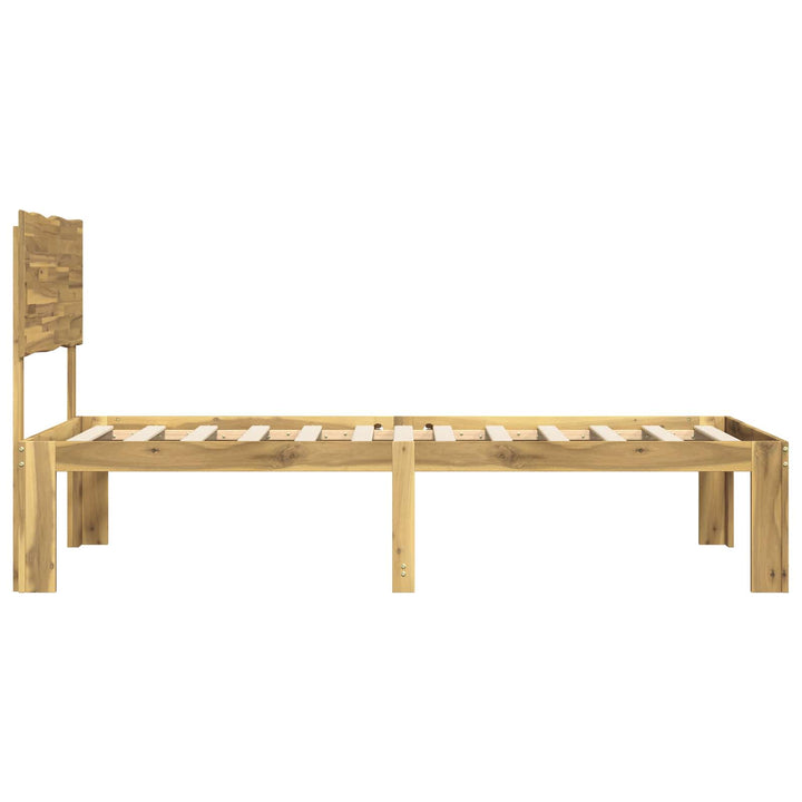 Dobbelt Sengestel med Hovedgærde ROSTOCK Hvid 160 x 200 cm