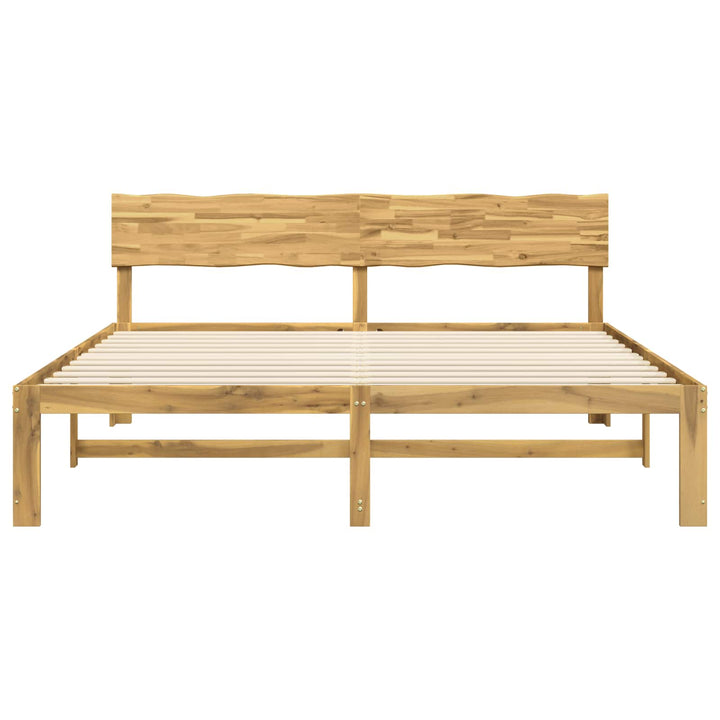 Dobbelt Sengestel med Hovedgærde ROSTOCK Hvid 180 x 200 cm
