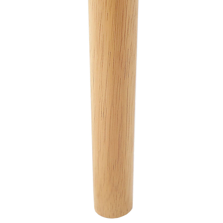Spisestuestol 2 pcs Naturfarvet Massiv Gummitræ