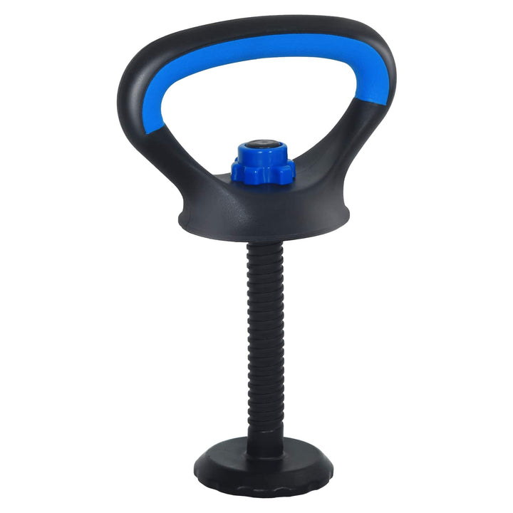 4-i-1 Dumbbell Barbell Kettlebell Sæt 20 kg Sort og Blå