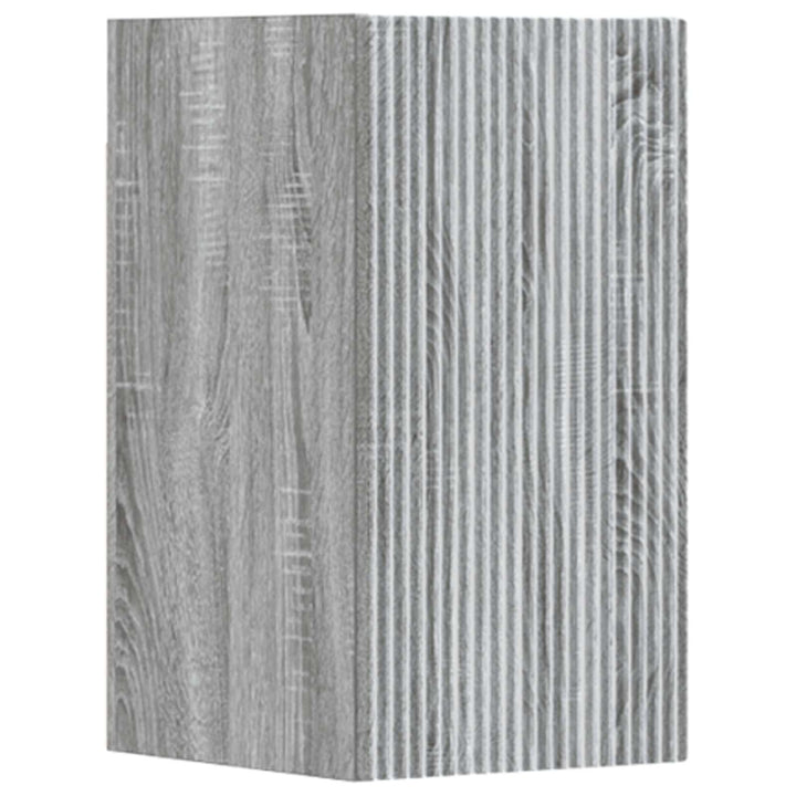 Badeværelsesmøbel sæt 3 stk. Grå Sonoma 33 x 34,5 x 160 cm