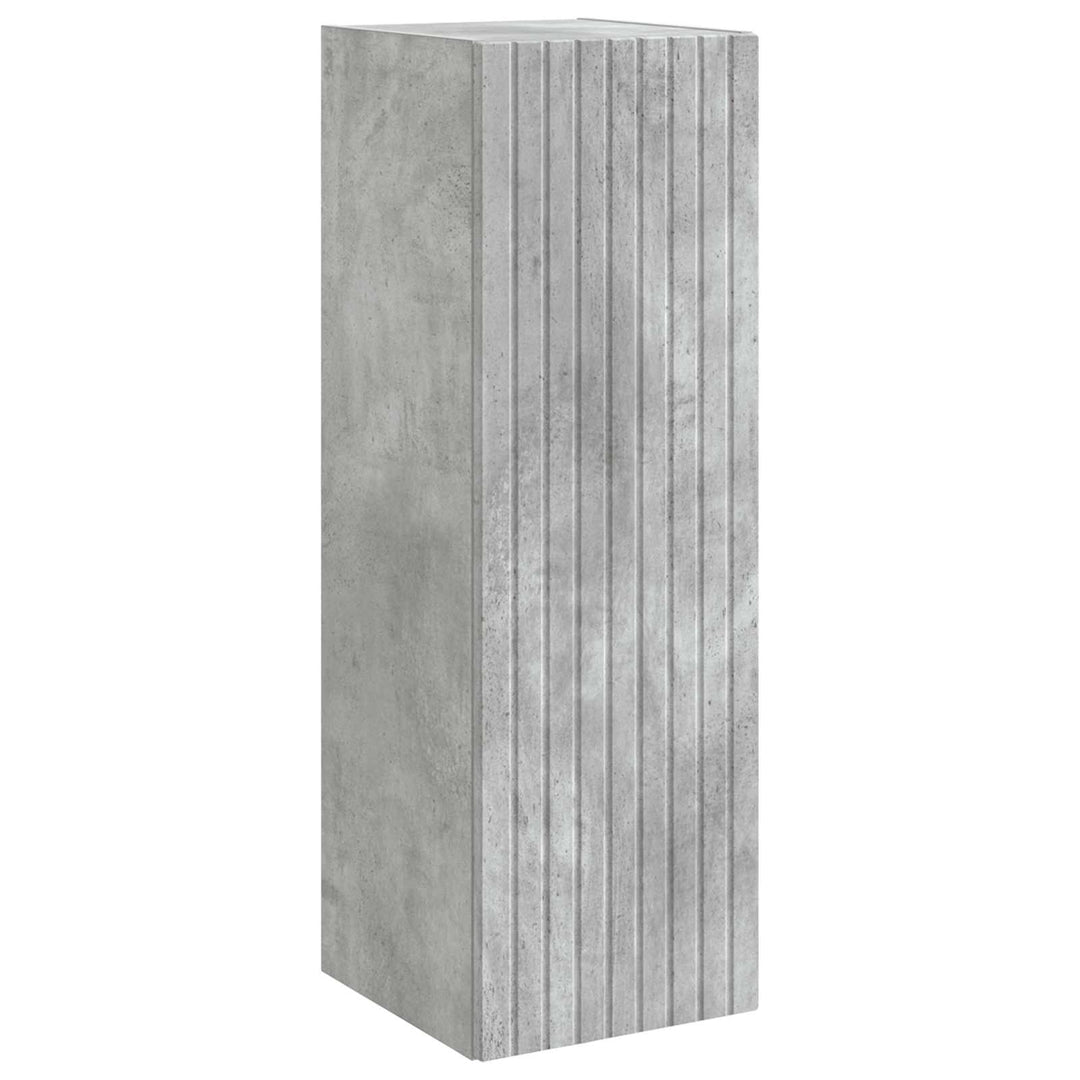 Badeværelsesmøbel sæt 3 stk. Betongrå 33 x 34,5 x 160 cm