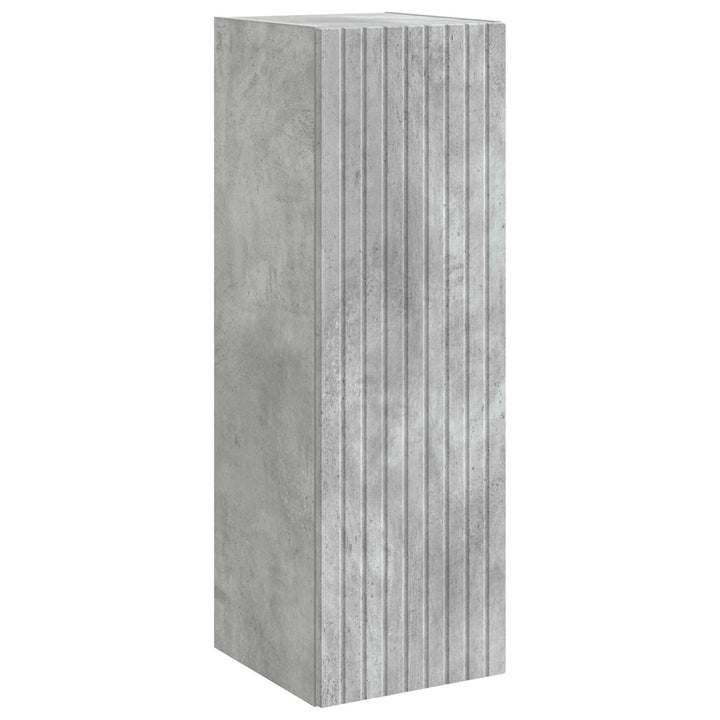 Badeværelsesmøbel sæt 3 stk. Betongrå 33 x 34,5 x 160 cm