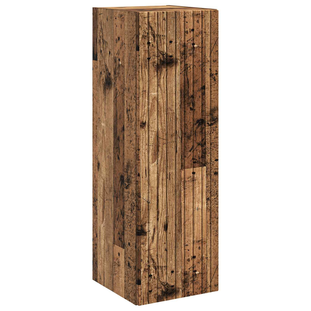 Badeværelsesmøbel sæt 3 stk. Gammelt træ 33 x 34,5 x 160 cm