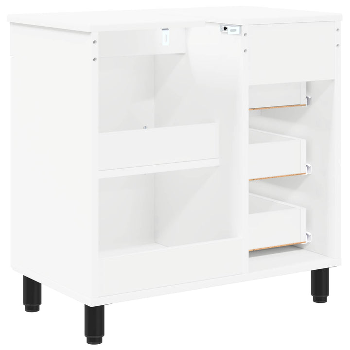 Badeværelse Vaskeskab Hvid 60 x 35 x 60 cm Konstrueret træ