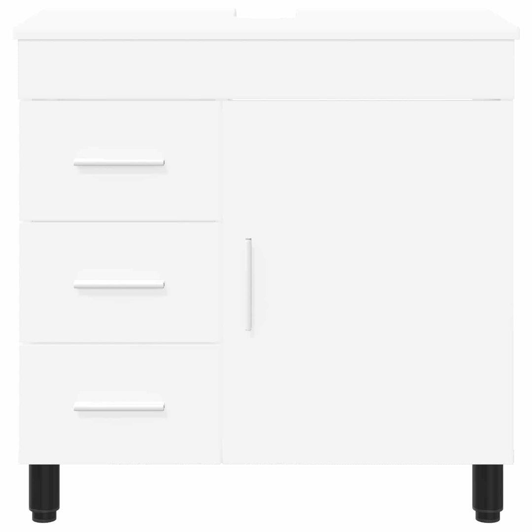 Badeværelse Vaskeskab Hvid 60 x 35 x 60 cm Konstrueret træ