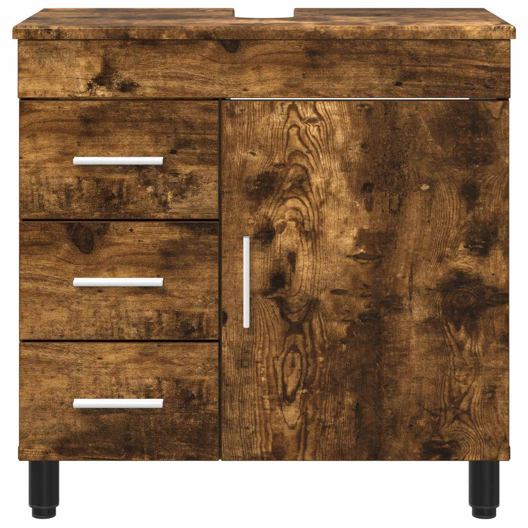 Badeværelse Vaskeskab Røget eg 60 x 35 x 60 cm Konstrueret træ