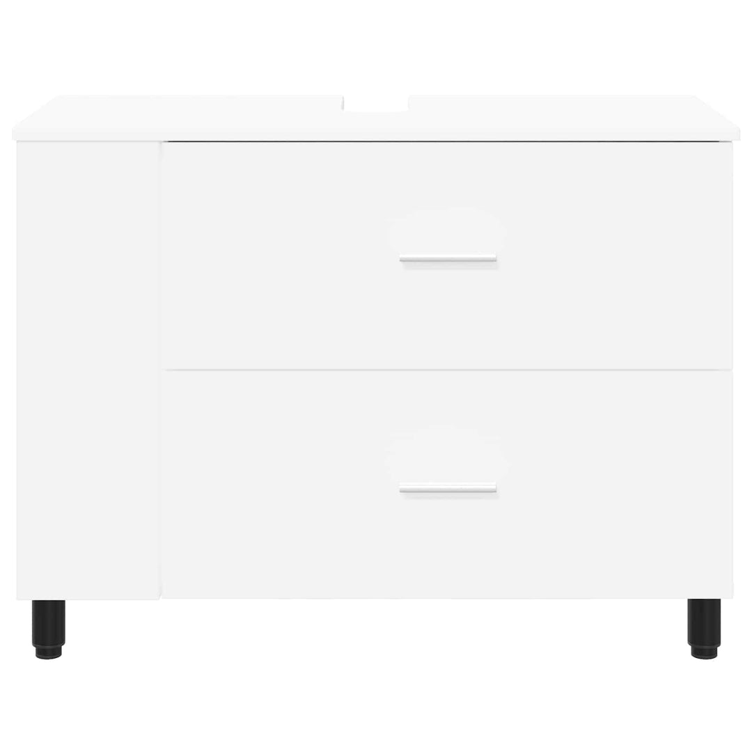 Badeværelse Vaskeskab Hvid 80 x 35 x 60 cm Konstrueret træ