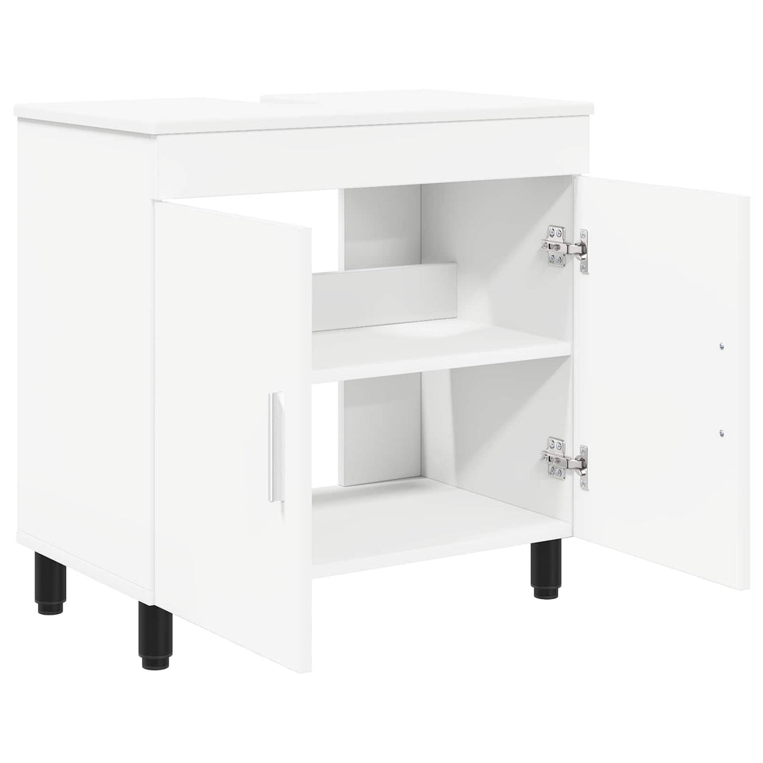 Badeværelse Vaskeskab Hvid 60 x 35 x 60 cm Konstrueret træ