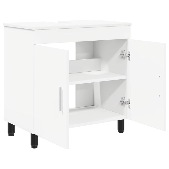 Badeværelse Vaskeskab Hvid 60 x 35 x 60 cm Konstrueret træ