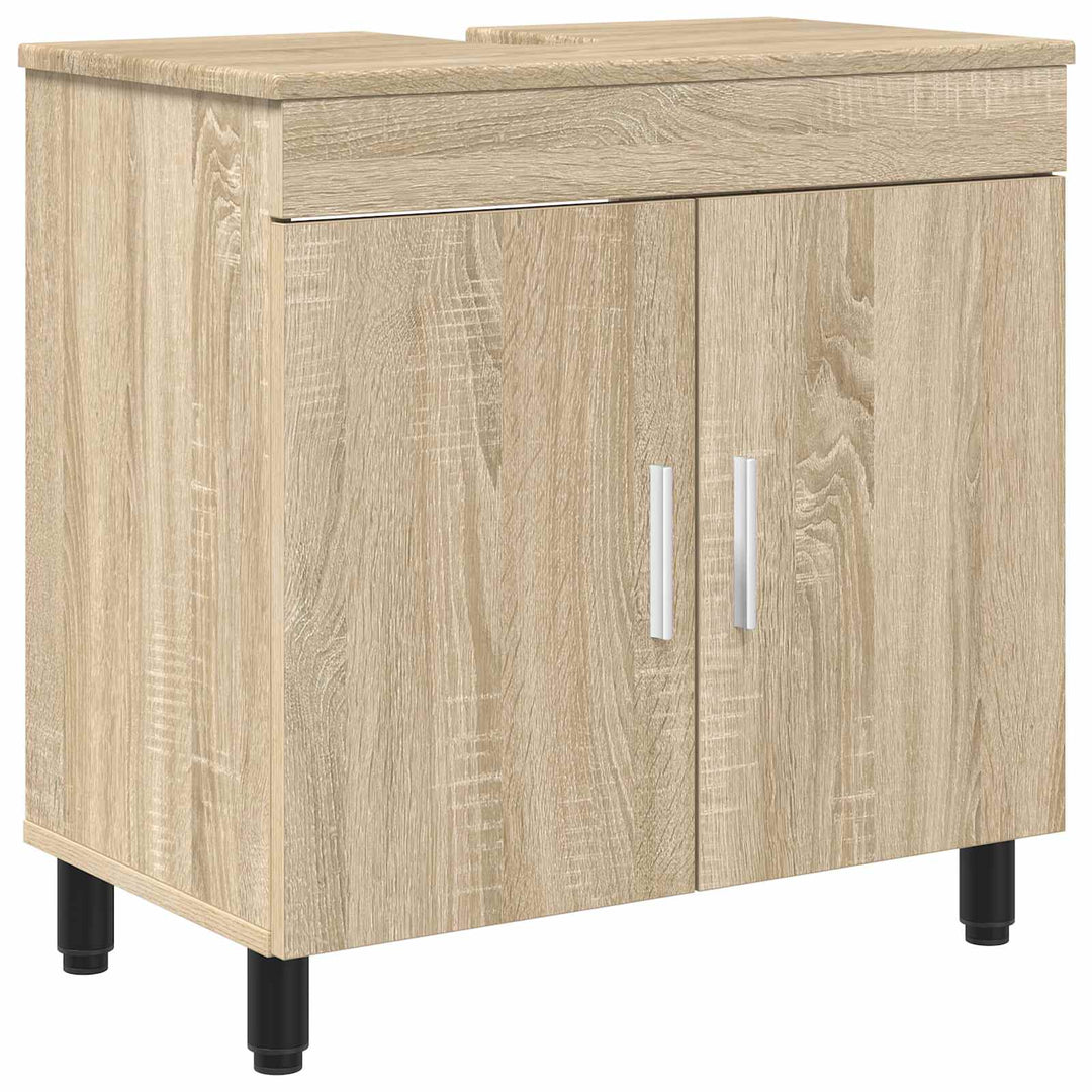Badeværelse Vaskeskab Sonoma-eg 60 x 35 x 60 cm Konstrueret træ