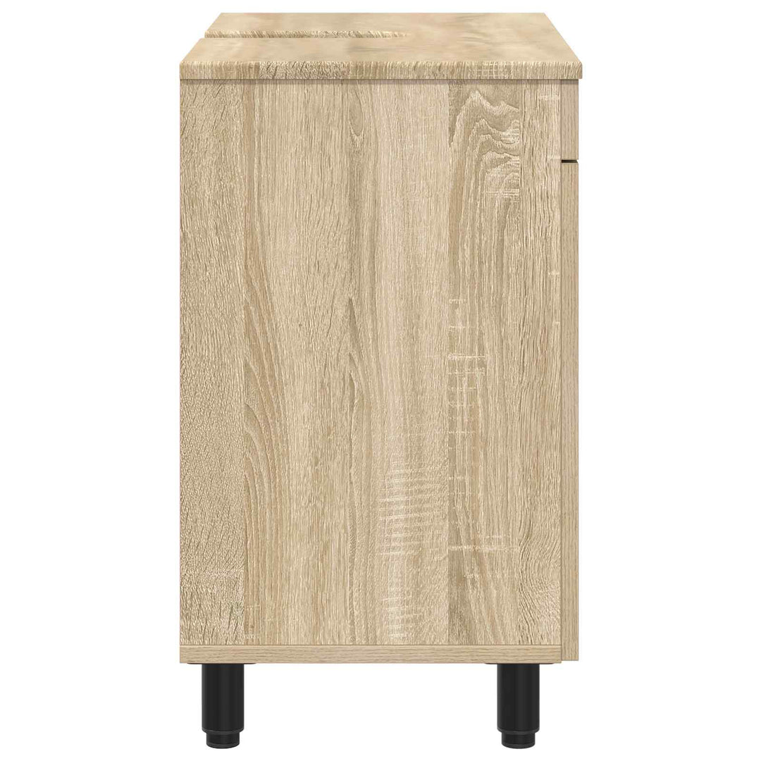 Badeværelse Vaskeskab Sonoma-eg 60 x 35 x 60 cm Konstrueret træ