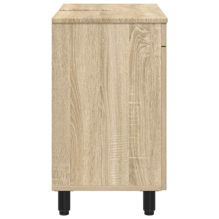 Badeværelse Vaskeskab Sonoma-eg 60 x 35 x 60 cm Konstrueret træ