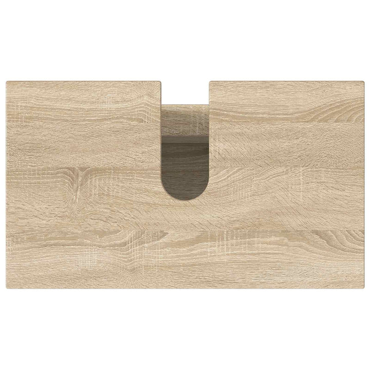 Badeværelse Vaskeskab Sonoma-eg 60 x 35 x 60 cm Konstrueret træ