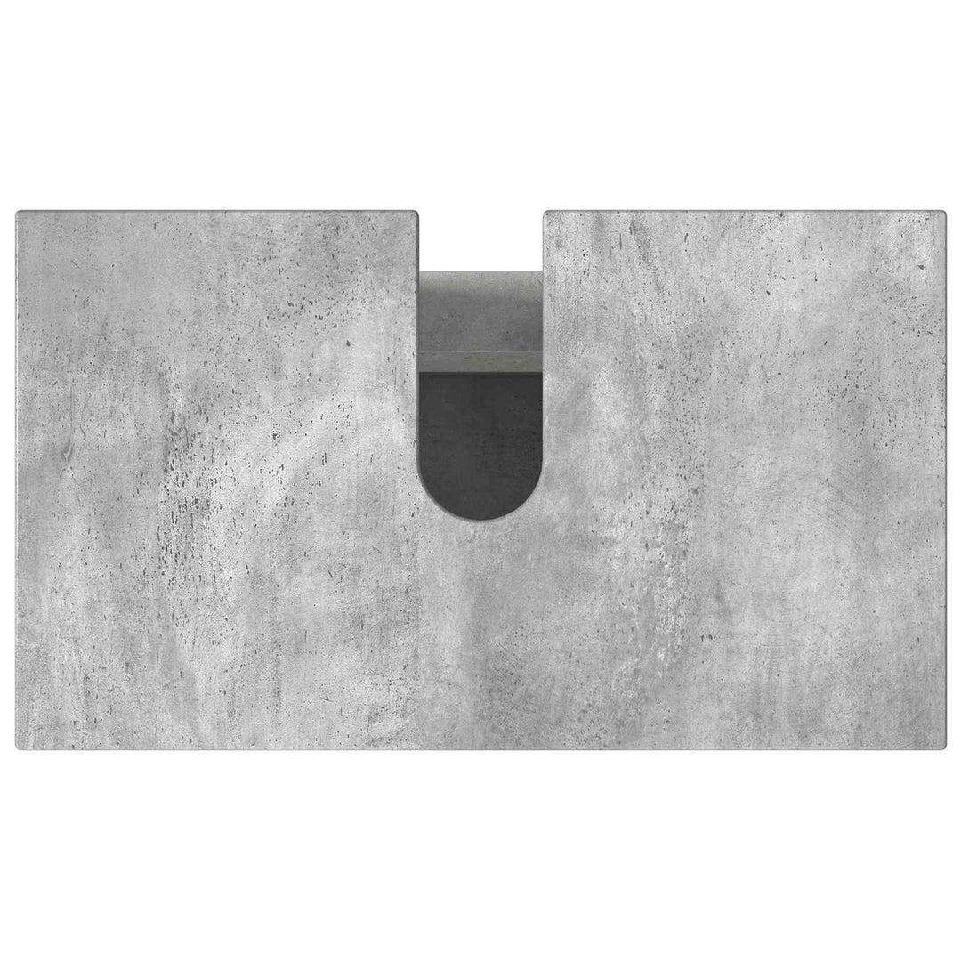 Badeværelse Vaskeskab Betongrå 60 x 35 x 60 cm Konstrueret træ